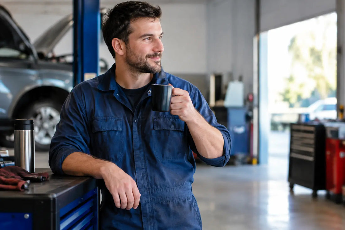 Mechanic Coffee Routine Example for Early Shifts