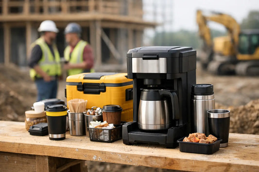 Jobsite Coffee Setup Example That Works Hard