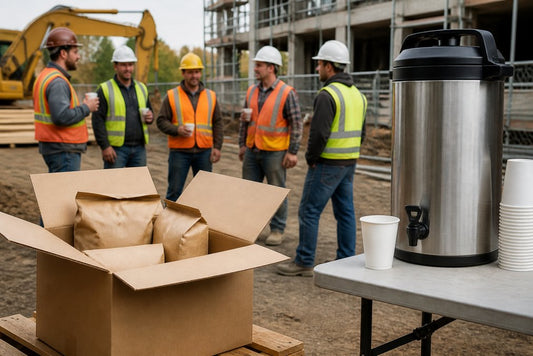 How to Order Bulk Coffee for Construction Sites