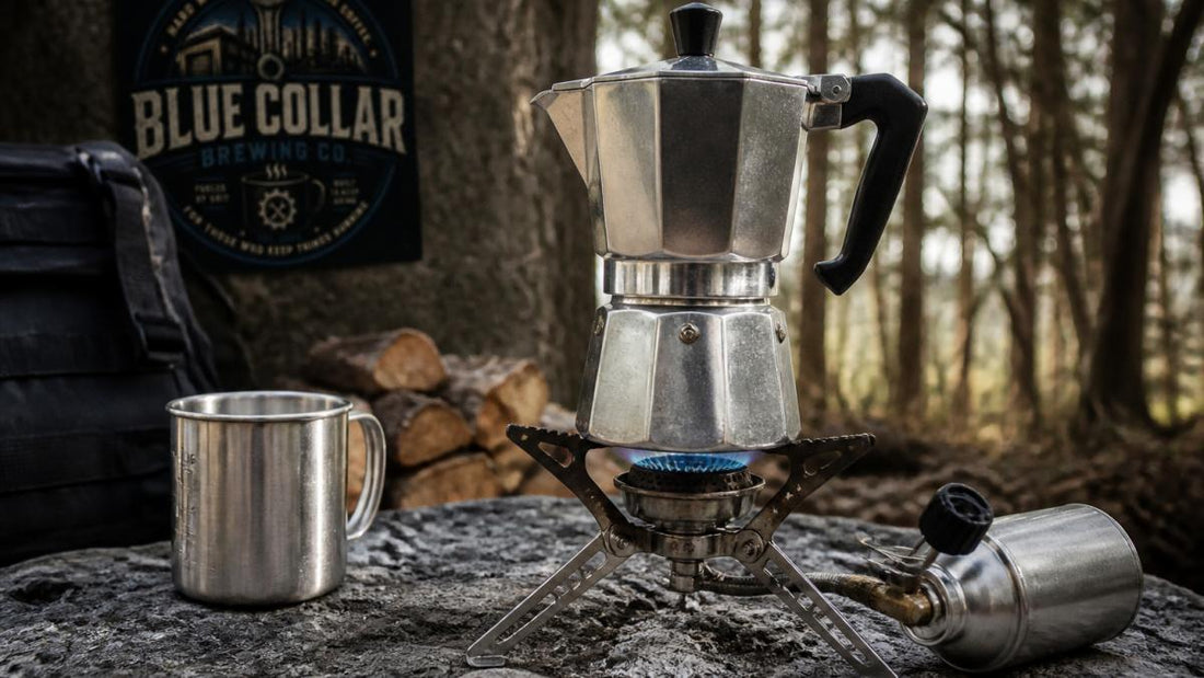 How to Use a Moka Pot on a Camping Stove